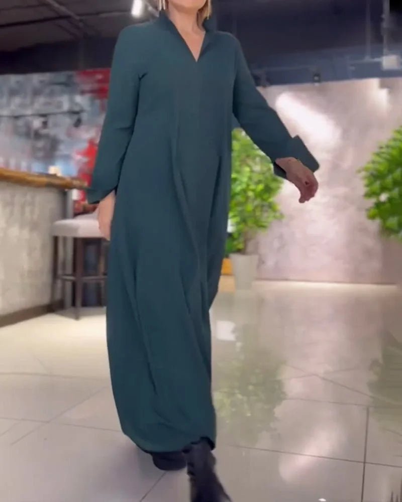 Eunika | Ponadczasowy Projekt Długiej Sukienki