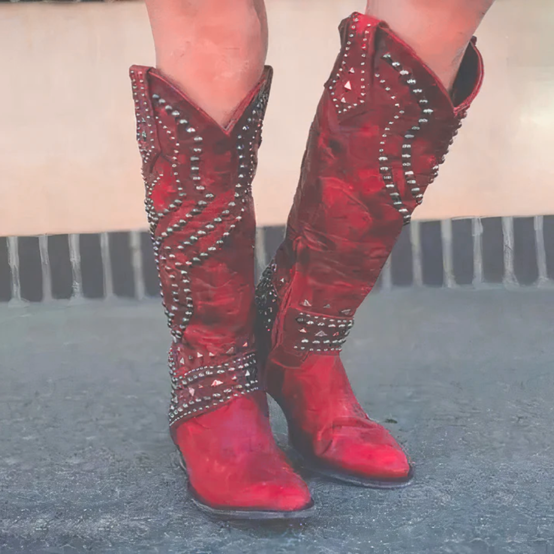 Bogdana | Klasyczne wygodne buty w stylu western