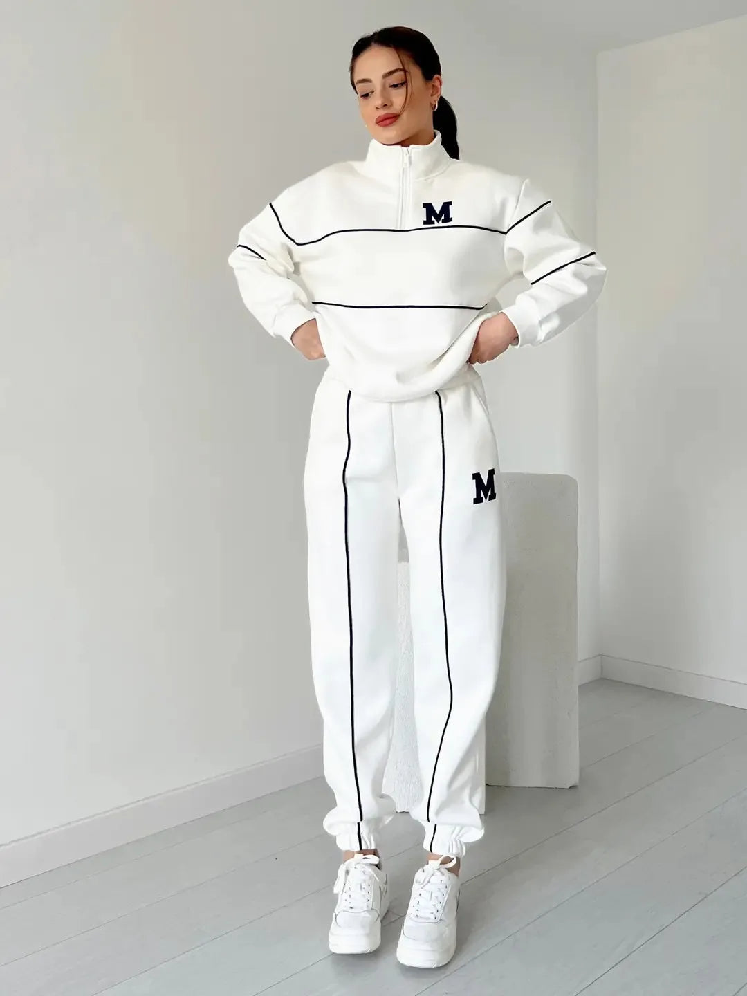 Kunegunda | Damski przytulny komplet domowy