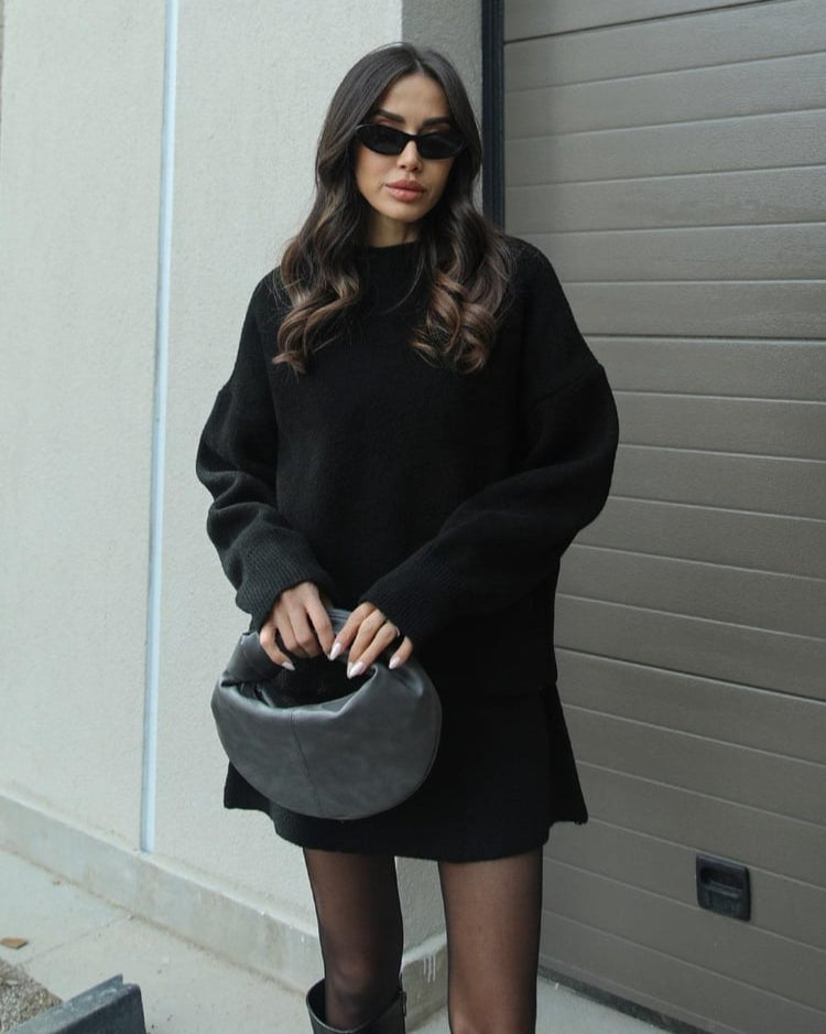 Konstancina | Ciepły Dzianinowy Zestaw Dwuczęściowy