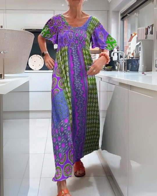 Doryda | Kolorowa Boho Sukienka Letnia