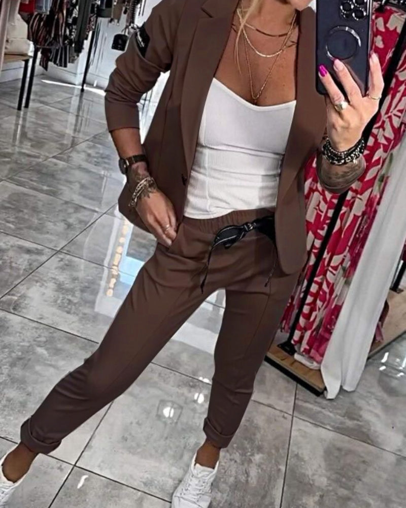 Katarzyna | Elegancki Dwuczęściowy Zestaw
