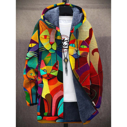 Modesta | Stylowy artystyczny kardigan dzianinowy