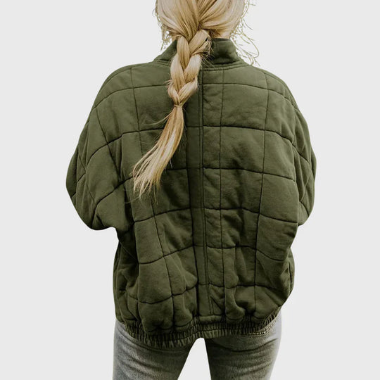 Beata | Przytulna pikowana kurtka oversize