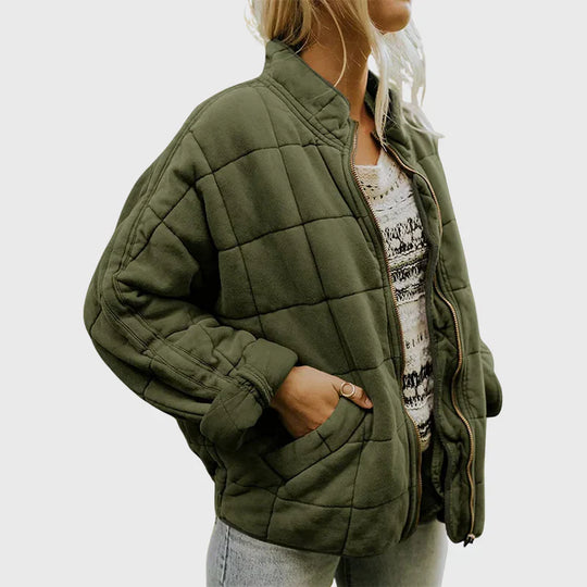 Beata | Przytulna pikowana kurtka oversize