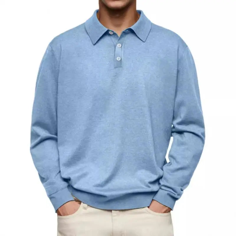 Chwalibóg | Casual polo z długim rękawem
