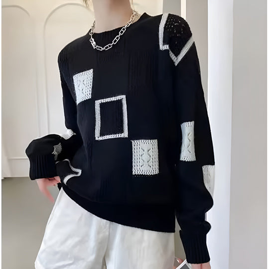 Imelda | Modny Sweter Dzianinowy