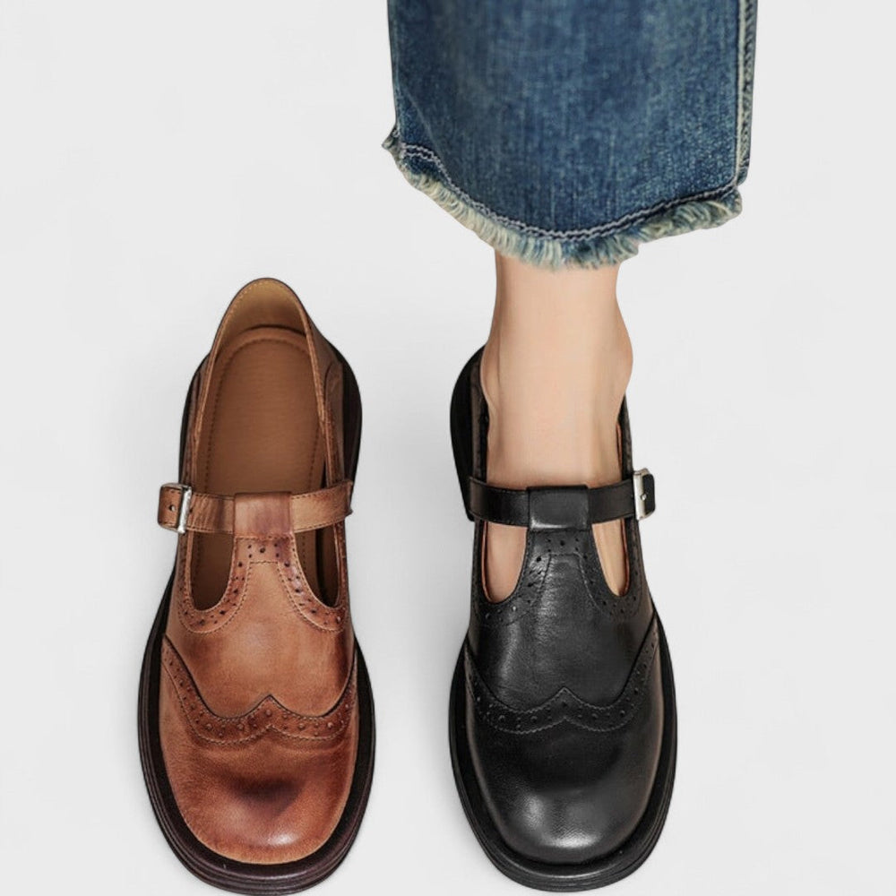 Sylwana | Ortopedyczne damskie buty skórzane